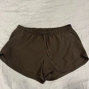Black athletic shorts